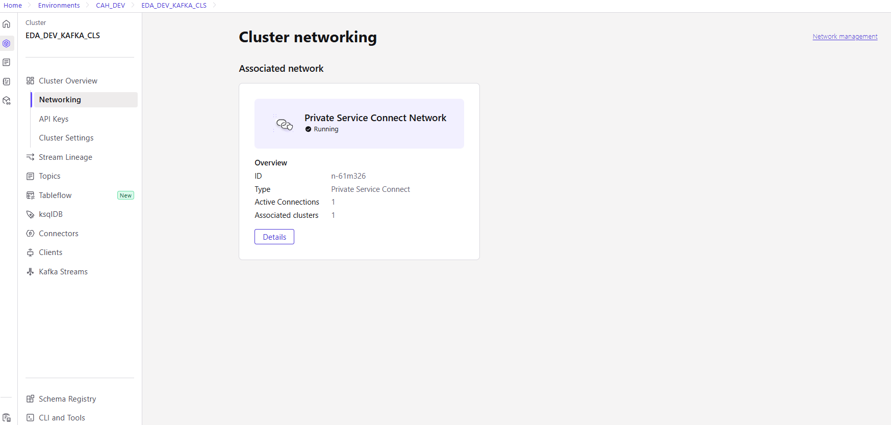 Cluster Network.